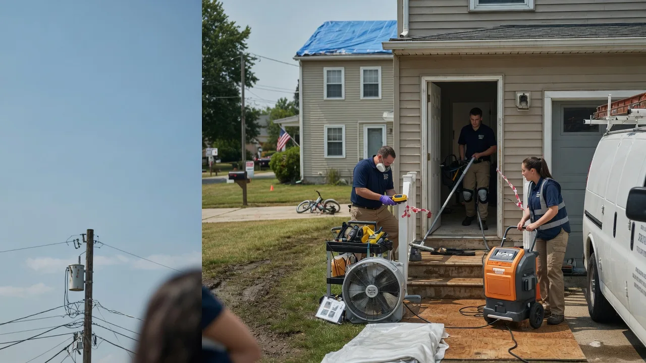 Water Damage Repair in Evansville, IN near me